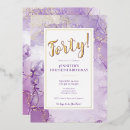 Search for ink invitations Purple