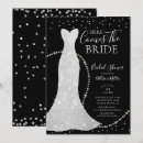 Search for here comes the bride invitations Gown