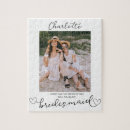 Search for bridesmaid puzzles Black and white