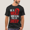 Search for wolf in sheep tshirts Cute