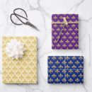 Search for fleur de lis wrapping paper Flower