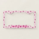 Search for floral license plate frames Garden