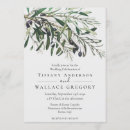 Search for olive tree wedding invitations Botanical