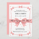 Search for tying the knot bridal shower invitations Classy classic