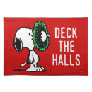 Search for funny christmas placemats Peanuts