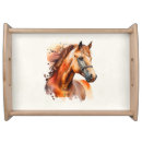 Search for western serving trays Horse