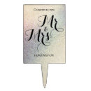 Search for mr and mrs cake toppers Party