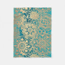 Search for green and gold blankets Flower