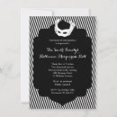 Search for ballroom party invitations Black and white