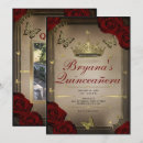 Search for maroon quinceanera invitations Burgundy