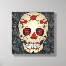 Search for day of the dead decor Floral skull