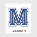 Search for letter m stickers Monogram initial