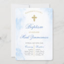 Search for christian baptism invitations Gold cross crucifix