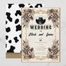 Search for cowboy hat wedding invitations Boho
