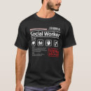 Search for social worker tshirts Values
