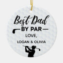 Search for dad ornaments Golfer