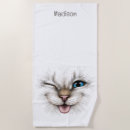 Search for cat beach towels Kitten