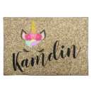 Search for unicorn placemats Gold