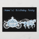 Search for princess carriage sweet 16 invitations Fairytale