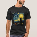 Search for starry night cat tshirts Cute
