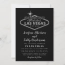 Search for las vegas destination wedding invitations Black