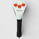 Search for red golf head covers Illustration