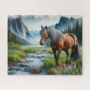 Search for horse puzzles Mountains