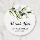 Search for olive branch favor tags Watercolor