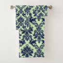 Search for navy and green bath towels Pattern