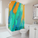 Search for blue and orange shower curtains Modern