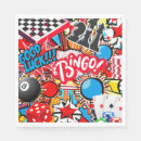 Search for game night napkins Poker