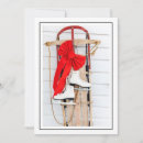 Search for ice skate christmas cards Red bow