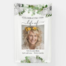 Search for celebration of life banners In loving memory