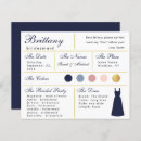 Search for navy blue bridesmaid cards Calligraphy