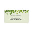 Search for shamrock return address labels St paddys day