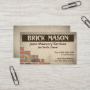 Search for masonry business cards Stone