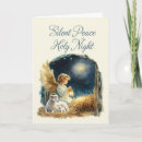 Search for silent night cards Rustic