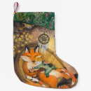 Search for fox christmas stockings Watercolor