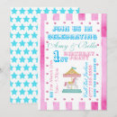 Search for circus 2nd birthday invitations Pink