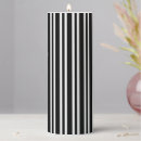 Search for black and white stripes candles Trendy