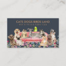 Search for sofa business cards Pet sitting