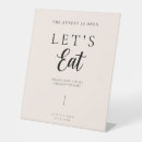 Search for food wedding signs Simple