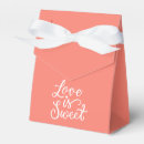 Search for love is sweet favor boxes Minimalist