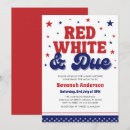 Search for 4th of july baby shower invitations Red white and due