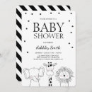 Search for zoo animal baby shower invitations Gender neutral