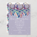 Search for dreamcatcher baby shower invitations pink