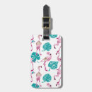 Search for pink flamingo luggage tags Tropics
