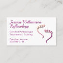 Search for reflexology business cards Pedicure