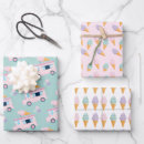 Search for ice cream cone wrapping paper Purple