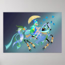 Search for carousel horse posters Blue
